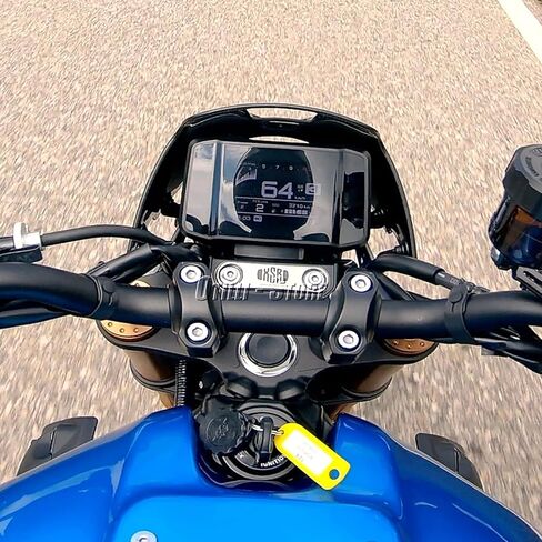 Motorcycle Windshield Acrylic Spoiler Deflector Front Windscreen for Yamaha XSR 900 XSR900 xsr900 2022 2023 2024 Accessories (Black) in Saudi Arabia