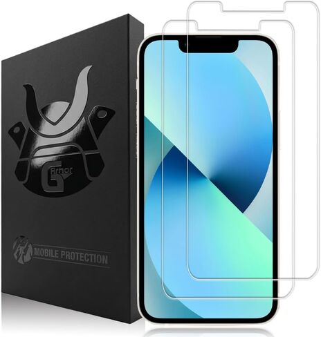 عبوتان من واقي الشاشة لهاتف iPhone 13 Mini - حافظة شاشة من الزجاج المقسى، حافظة هاتف ملائمة، استبدال مدى الحياة، غطاء شاشة واقٍ لأجهزة iPhone مقاس 5.4 بوصة in Kuwait