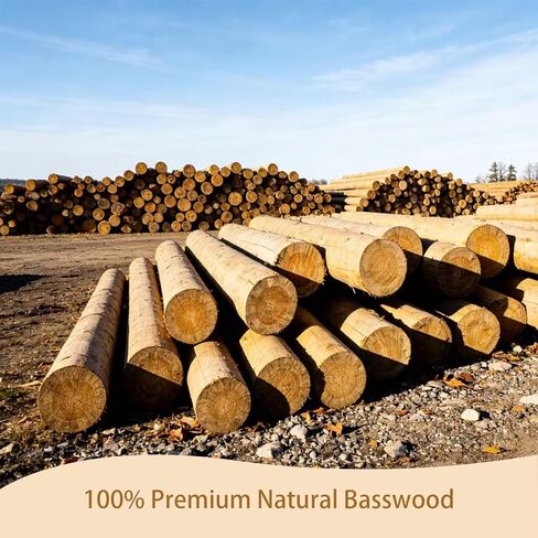 Square Wooden Dowels, Basswood Sticks, 100PCS, 1/8" X 1/8" X 12", Square Dowels Perfect for DIY Projects, Crafts, Art Projects in Saudi Arabia