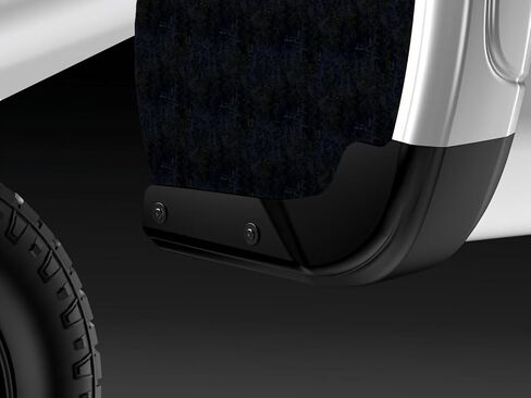 Mud Flap Delete Compatible with 2025 2024 2023 2022 2021 2020 2019 GMC Sierra 1500 2WD/4WD |Front & Rear Mud Flaps for GMC Sierra 1500 Accessories,Heavy Duty ABS,Black in Saudi Arabia