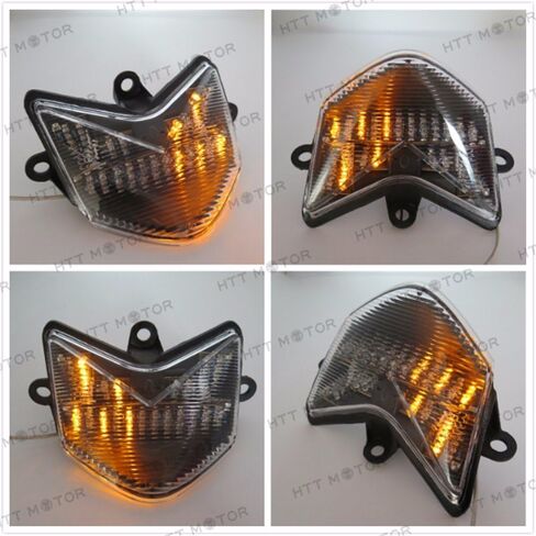 MT032- Custom Smoke Lens Led Tail Light Brake Light w/Integrated Turn Signals Indicators Compatible with 2004 2005 Kawasaki Zx1000 Ninja Zx10R in Kuwait