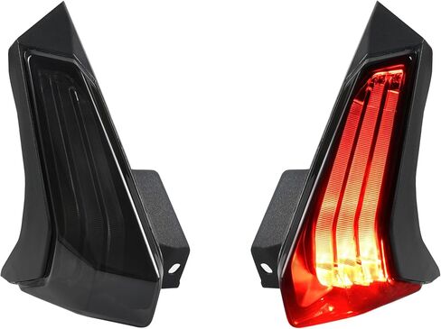 مصابيح خلفية LED مدخنة لـ Can-Am Ryker، مصابيح خلفية توقف أضواء الاستراحة لـ Can-Am Ryker 600 900 وملحقات Rally، قطعتان، استبدال #710005284، 710005285 in Kuwait