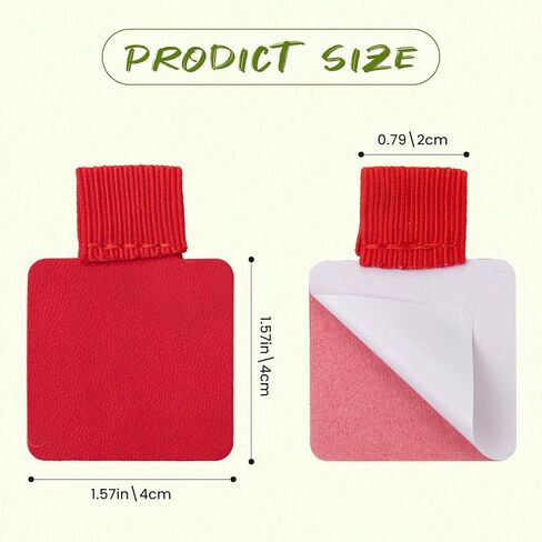 10 Pack Pen Loop Holder, Self-Adhesive Pen Holder for Notebook with 10 Colors, 1.57 Inch Elastic Pen Loops for Journals, Planners, and Office Supplies in Saudi Arabia