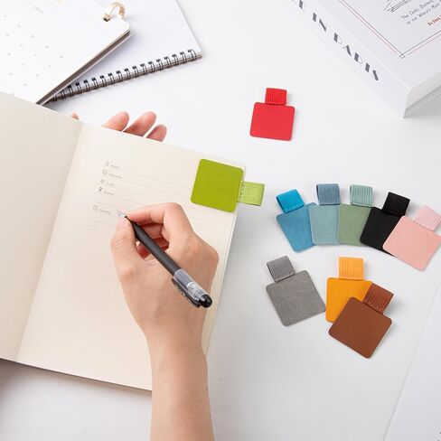 10 Pack Pen Loop Holder, Self-Adhesive Pen Holder for Notebook with 10 Colors, 1.57 Inch Elastic Pen Loops for Journals, Planners, and Office Supplies in Saudi Arabia