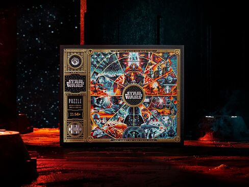 theory11 Star Wars Jigsaw Puzzle - 1,000 Pieces with Gold Foil Accents, Official Lucasfilm Collectible with Carrying Pouch in Kuwait