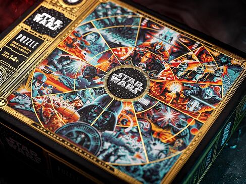 theory11 Star Wars Jigsaw Puzzle - 1,000 Pieces with Gold Foil Accents, Official Lucasfilm Collectible with Carrying Pouch in Kuwait