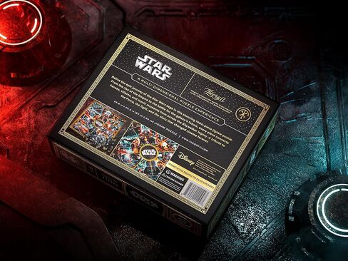 theory11 Star Wars Jigsaw Puzzle - 1,000 Pieces with Gold Foil Accents, Official Lucasfilm Collectible with Carrying Pouch in Kuwait