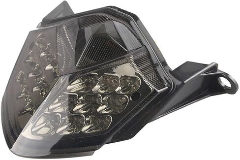 الضوء الخلفي - مصباح إشارة الانعطاف LED المدمج لفرامل الذيل متوافق مع Kawasaki Z750 ZX-10R ZX-6R ZX600 Z1000 (دخان) in Kuwait