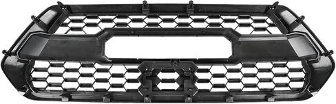 Matte Black Bumper Grille Assembly Fit for 2016-2023 Toyota Tacoma SR/SR5/TRD Bumper Grill Shell Front Upper Grille Hood Grill Accessories W/O Letters in Kuwait