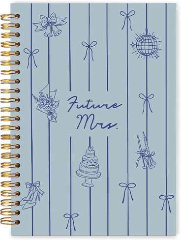 Wedding Notebook Journal 5.5x8.3, Wedding Engagement Gifts for Couples, Bridal Gifts for Bride Notebooks for Note Taking, Little Notes for the Big Day Spiral Journal in Saudi Arabia
