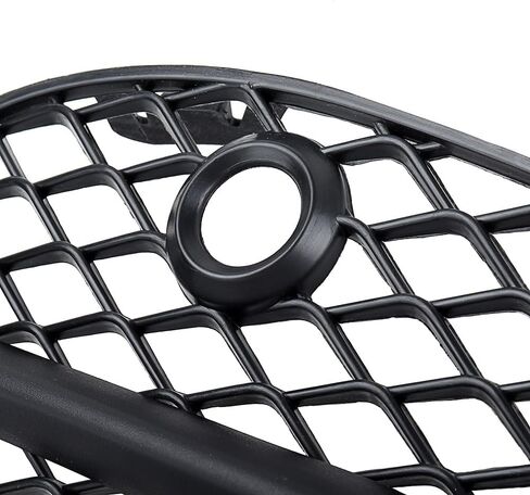 Compatible with Mercedes C-Class W205 Sedan C205 Coupe A205 Convertible C180 C200 C250 C300 C43 AMG 2015-2018 Front Lower Bumper Fog Light Grille Mesh Style Cover Grill Insert (Matte Black) in Kuwait