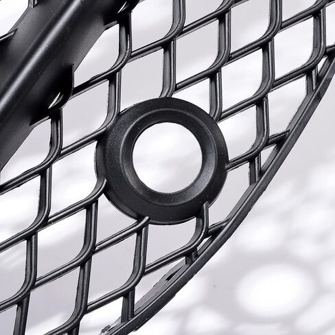 AMOPACORP 2pcs Front Lower Bumper Fog Light Mesh Grille Grill Cover Insert Compatible with 2015-2018 Mercedes W205 C205 A205 C180 C200 C250 C300 C43 AMG (Matte Black) (2058852623 2058854123) in Saudi Arabia