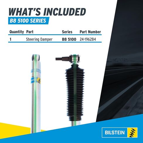 مثبت التوجيه من سلسلة Bilstein Front B8 5100 متوافق مع 2008-2016 F250 F350 القياسية/الممتدة/Crew Cab 4WD فقط | سهلة التركيب | أداء سلس | بنيت لتدوم in Kuwait
