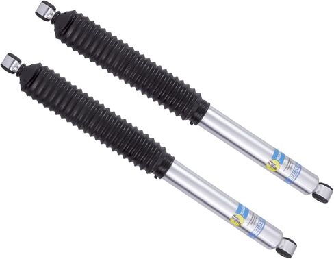 زوج من الصدمات الأحادية الخلفية من سلسلة Bilstein 5100 يناسب 2015 2020 F150 RWD مع رفع خلفي 0-1 بوصة | يتضمن ملصق TrendsAuto | 33-253237 in Kuwait