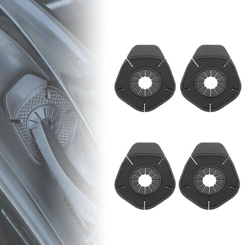 Universal Car Wiper Arm Protection Pads, Black Silicone Windshield Wiper Hole Protector Covers, 4 Pack Dust Blocking Accessories in Saudi Arabia