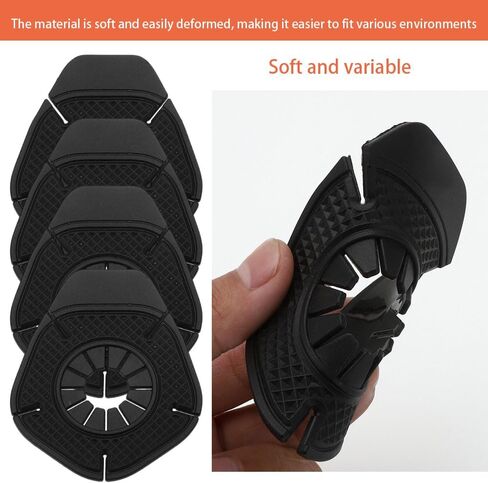 Universal Car Wiper Arm Protection Pads, Black Silicone Windshield Wiper Hole Protector Covers, 4 Pack Dust Blocking Accessories in Saudi Arabia