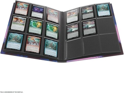 Gamegenic Magic: The Gathering Lorwyn Eclipsed Casual Album 18-Pocket - Sygg, Wanderwine Wisdom/Sygg, Wanderbrine Shield Design, Holds 360 Double-Sleeved Cards, Side-Loading Pages in Kuwait