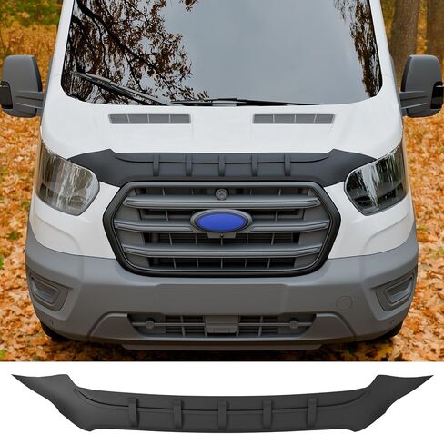 Hood Protector Compatible with 2020-2026 Ford Transit TPE Hood Shield Hood Deflector Hood Guard for 2025 Transit Accessories in Saudi Arabia