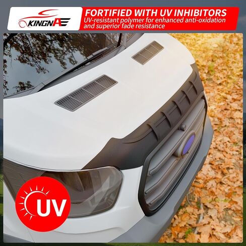 Hood Protector Compatible with 2020-2026 Ford Transit TPE Hood Shield Hood Deflector Hood Guard for 2025 Transit Accessories in Saudi Arabia