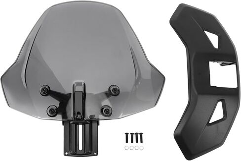 Adjustable , Sport Wind Screen for Ryker 600 900 Sport with OE Number 219401032, Maximum Impact Proof, Fits for Ryker 600 900 Sport (Gray) in Saudi Arabia