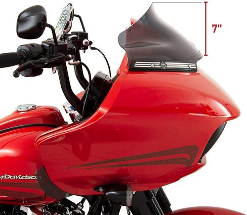 KLOCK WERKS 9" Sport Flare Windshield - Dark Smoke - 2015 Harley Road Glide in Kuwait