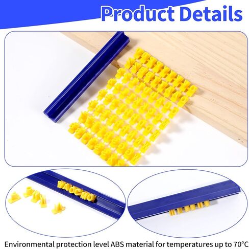 RAHHLIZS 72pcs Letter Alphabet Number Stamp for Clay Fondant, Clay Stamps, Custom DIY Pottery Embossing Pottery Letter Alphabet Stamps DIY Gifts, Cake Baking Cookie Decorations Tools in Saudi Arabia