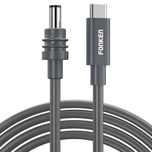 كابل Starlink Mini، 5M/16.5FT Starlink Mini USB C إلى DC كابل الطاقة 100W USB Type C إلى DC كابل شحن الأقمار الصناعية يعمل لـ 65W+ PD مصدر مقاوم للماء USB C ذكر إلى DC بديل Starlink Mini Cable in Saudi Arabia