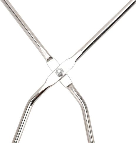 Pwshymi Dipping Tongs, Stainless Steel with Plastic Grip for Heat Protection, 360 Degree Glaze Blowing, Easy to Clean and Compact, Pottery Sculpture Tongs, for Pottery Crafting and Glaze Dipping in Kuwait