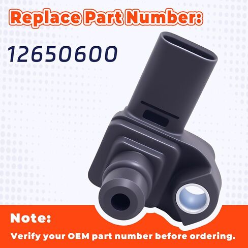 12650600 Manifold Absolute Pressure Sensor MAP-High Accuracy & Fast Response, Compatible with 2016-2019 Cadillac ATS 2016-2020 CT6 2017-2019 CTS 2017-2021 XT5 2017-2023 GMC Acadia in Kuwait