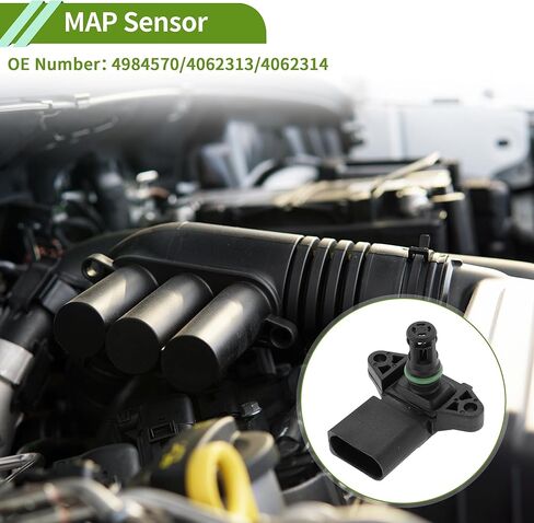 Manifold Absolute Pressure MAP Sensor for Dodge for Ram 2500 3500 2003-2007 No.4984570 1 Pc in Kuwait
