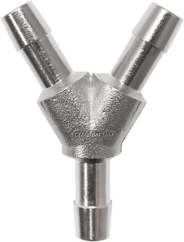 QFS 5/16 in (8mm) Metal Barbed Y-Fitting Fuel Line Splitter - E85 Compatible in Kuwait