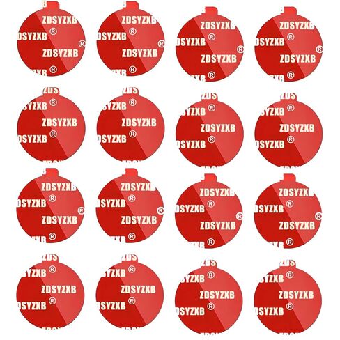Double Sided Mounting Gel Pads Circles, Waterproof, Heat-Resistant Sticky Heavy Duty Mounting Tape for Home/Wall/Painting/Packaging/Car/Craft/, Include 4 Adhesion Promoter (Round 1 * 1-48pcs) in Saudi Arabia