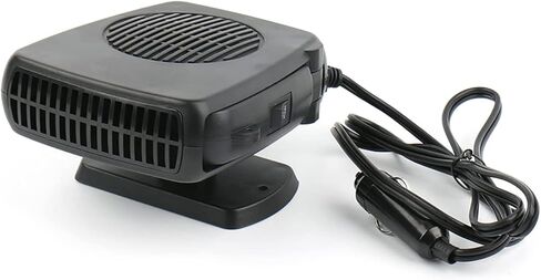 Car Heating Fan Portable Universal Plug and Play 12V Windshield Defroster for Most Vehicles in Kuwait