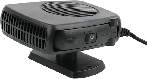 Car Heating Fan Portable Universal Plug and Play 12V Windshield Defroster for Most Vehicles in Kuwait