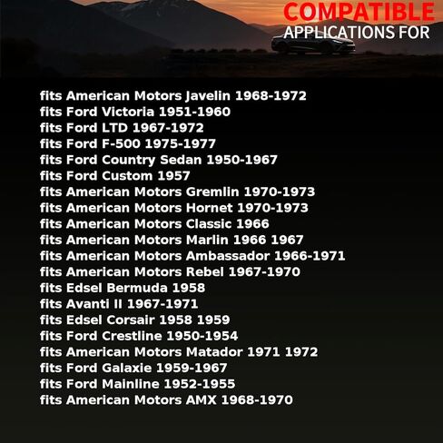 Manual Transmission Seal Rear differential oil fits American Motors American, Ambassador, AMX 1958 1959 1960 1961 1962 1963 1964 1965 1966-1971 fits Ford F-350,F-250 1964-1987 1 Piece in Kuwait