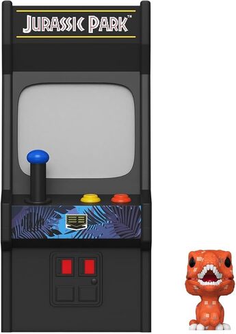 فانكو بوب! خزانة Bitty Arcade: Jurassic Park - Raptor - شخصية فينيل قابلة للتجميع - فكرة هدية - بضائع رسمية - ألعاب للأطفال والكبار - مراوح هزلية - شخصية لهواة الجمع والعرض in Kuwait