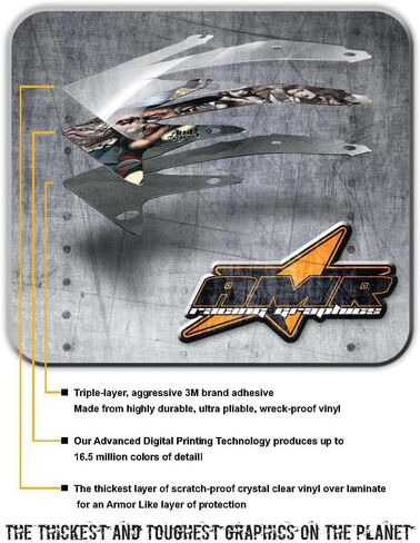 مجموعة رسومات AMR Racing ATV: ملصقات رباعية لسيارة Honda TRX 400EX (1999-2007)، تتميز بتصميم سام باللون الأبيض والأحمر، قم بتحويل رحلتك باستخدام ملصقات ATV الجديدة! in Kuwait