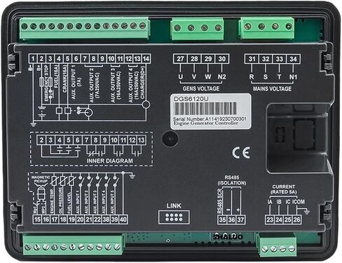 6110U 6120U Diesel Generator Controller AMF Auto Start Stop Control Module Panel Parts Replace Smartgen in Saudi Arabia