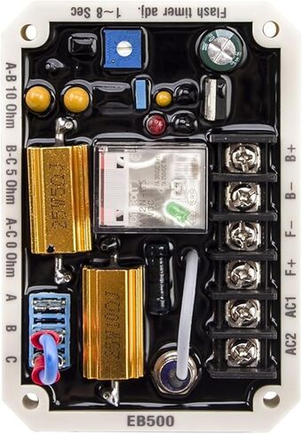 EB500 Generator AVR Automatic Voltage Regulator Stabilizer Control Panel Excitation Module Reverse Current Protection in Kuwait
