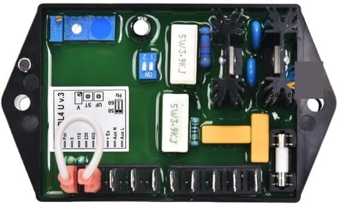 Generator AVR Voltage Regulator Stabilizer AC 3 Phase Brushless Control Board(Silver) in Saudi Arabia