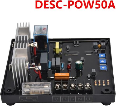 1pcs AVR POW50A Automatic Voltage Regulator Brushed and Brushless Generator Stabilizer Control Module in Kuwait