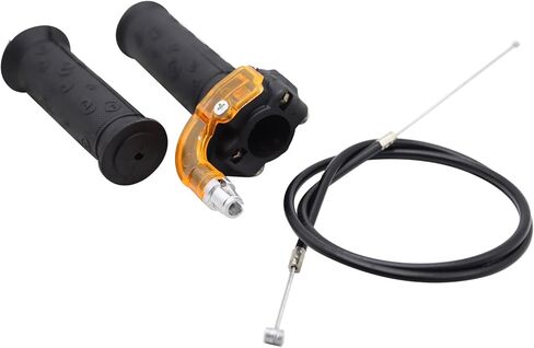 Universal Twist Throttle ACelerator Grip Kit, with 100cm Cable, for 47CC 49CC 2 Stroke Mini Dirt Bike ATV Quad. in Saudi Arabia
