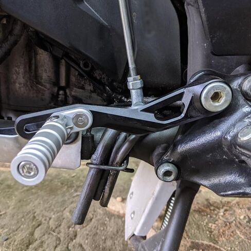 for xl750 Transalp XL 750 2023 2024 Black Aluminum Adjustable Folding Gear Shifter Shift Pedal Lever Motorcycle Accessories Transalp750 in Saudi Arabia