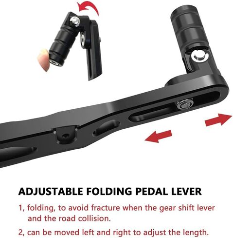 for xl750 Transalp XL 750 2023 2024 Black Aluminum Adjustable Folding Gear Shifter Shift Pedal Lever Motorcycle Accessories Transalp750 in Saudi Arabia