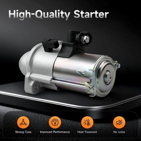 10914N Starter Compatible with 2013-2017 Honda Accord 2.4L EX LX Sport, 2015 2016 CRV 2.4L, 2016-2019 Civic 2.0L L4 Engine Replacement for 31200-5A2-A51 31200-5A2-A52 SM74009 SM74027 in Saudi Arabia