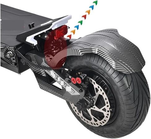 150MM 2000LBS Variable Damping Shock Absorber Compatible For TEVERUN Fighter 7260R V4 V5 Rear Compatible For EMOVE Roadster Electric Scooter in Saudi Arabia
