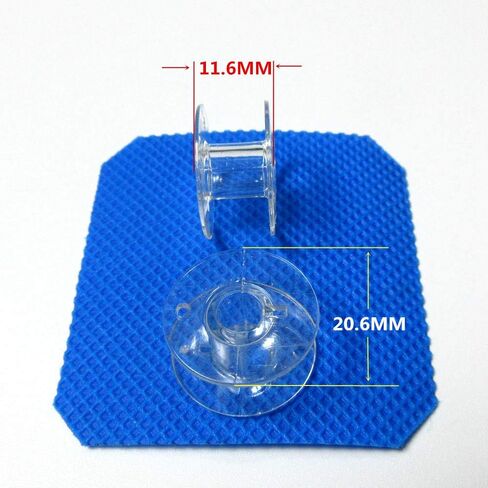 25 Plastic Bobbins W/Box for PFAFF 1020 Hobby, Ambition 1.0,Passport 2.0 3.0 in Kuwait