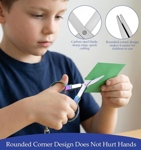 3 Pcs Mini Folding Scissors, Stainless Steel Travel Scissors TSA Approved, Portable & Compact for Nurse, Office, Craft, Sewing in Kuwait