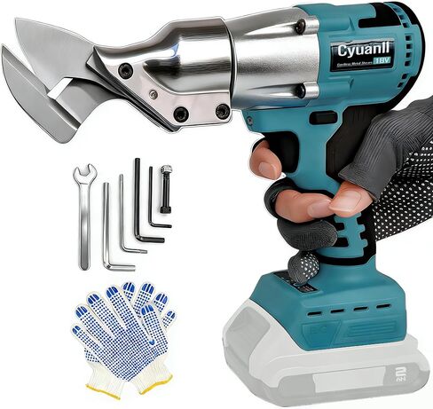 Cordless Sheet Metal Cutter for Dewalt 20V Max Battery,14GA Steel Metal Shears,360° Pivoting Head,295 Ft-Lbs,Brushless Electric Scissors for Stainless Steel,Carpet,Leather,Metal and Iron（Tool Only） in Saudi Arabia