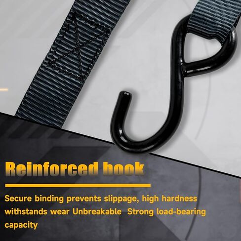 4-Pack Ratchet Straps, 15 Feet -1800 lb Break Strength Heavy Duty Ratchet Straps Retracting Tie Down Straps Set for Truck, Motorcycle, ATV, UTV, Cargo Trailer in Saudi Arabia